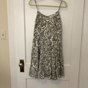 Strappy Black and White Summer Dress